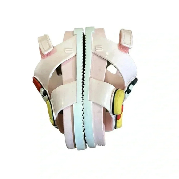 Mini Melissa Mickey Minnie Mouse Pink Sandals Size 5 - Picture 4 of 6